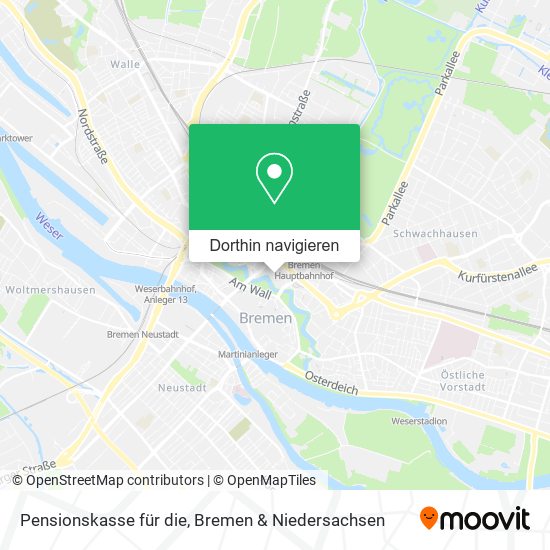 Pensionskasse für die Karte