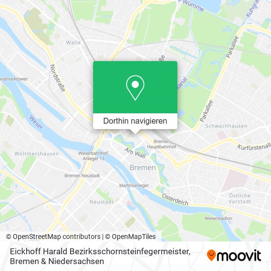 Eickhoff Harald Bezirksschornsteinfegermeister Karte