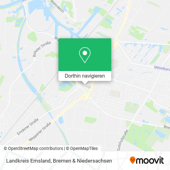 Landkreis Emsland Karte