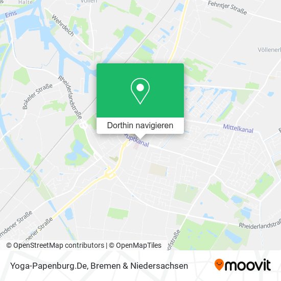 Yoga-Papenburg.De Karte