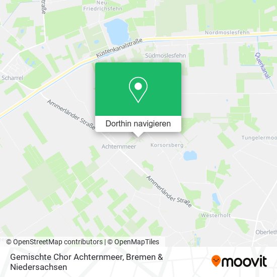 Gemischte Chor Achternmeer Karte