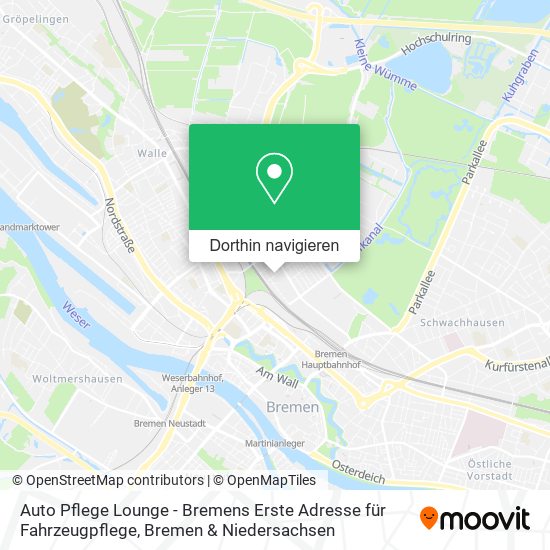 Auto Pflege Lounge - Bremens Erste Adresse für Fahrzeugpflege Karte