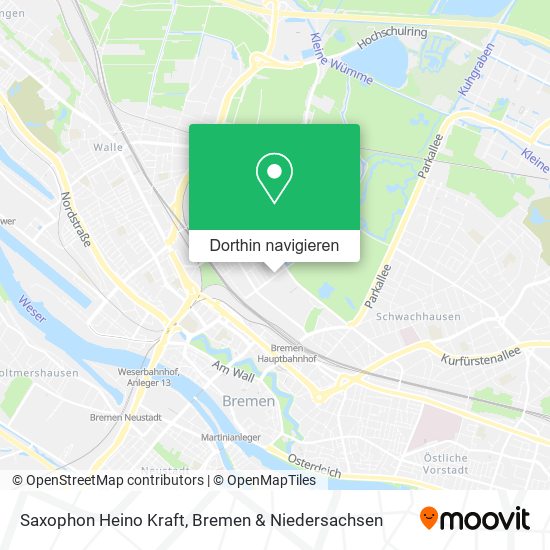 Saxophon Heino Kraft Karte