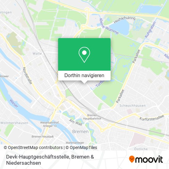Devk-Hauptgeschäftsstelle Karte