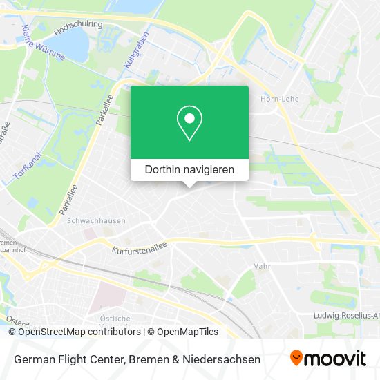 German Flight Center Karte