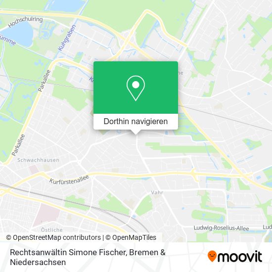 Rechtsanwältin Simone Fischer Karte