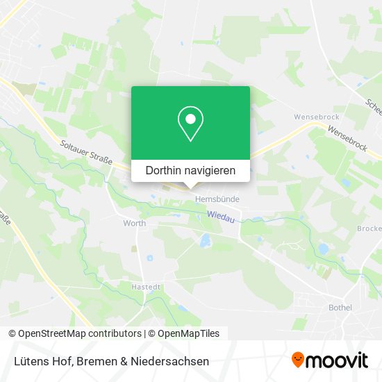 Lütens Hof Karte