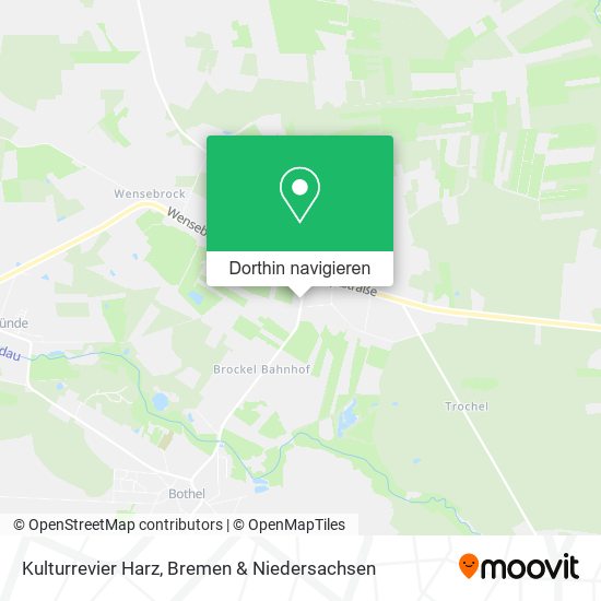 Kulturrevier Harz Karte
