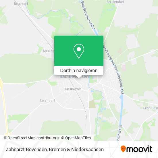 Zahnarzt Bevensen Karte