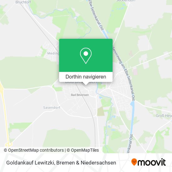 Goldankauf Lewitzki Karte