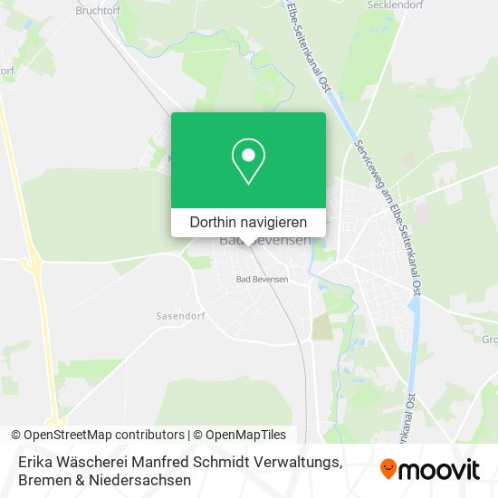 Erika Wäscherei Manfred Schmidt Verwaltungs Karte