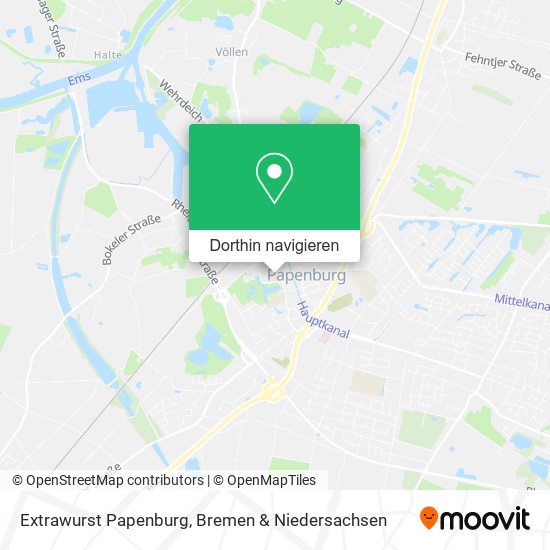 Extrawurst Papenburg Karte
