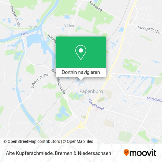 Alte Kupferschmiede Karte