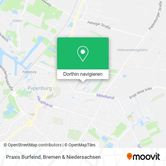 Praxis Burfeind Karte