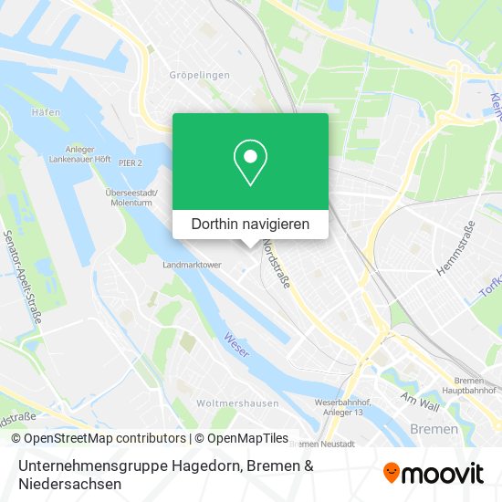 Unternehmensgruppe Hagedorn Karte