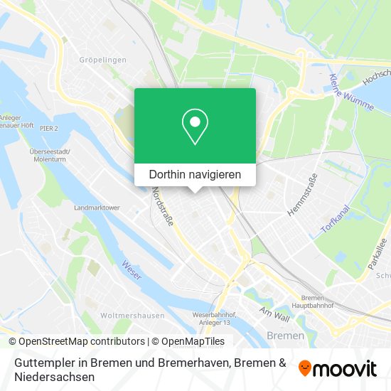 Guttempler in Bremen und Bremerhaven Karte