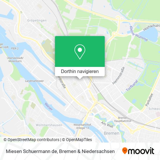Miesen Schuermann de Karte