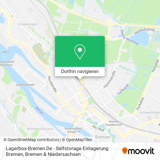 Lagerbox-Bremen.De - Selfstorage Einlagerung Bremen Karte