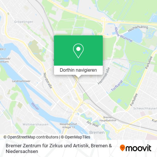 Bremer Zentrum für Zirkus und Artistik Karte