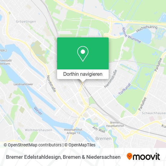 Bremer Edelstahldesign Karte