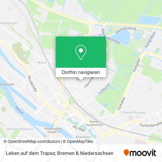 Leben auf dem Trapez Karte