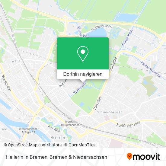 Heilerin in Bremen Karte
