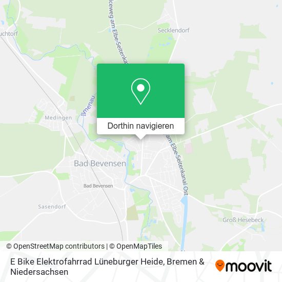 E Bike Elektrofahrrad Lüneburger Heide Karte