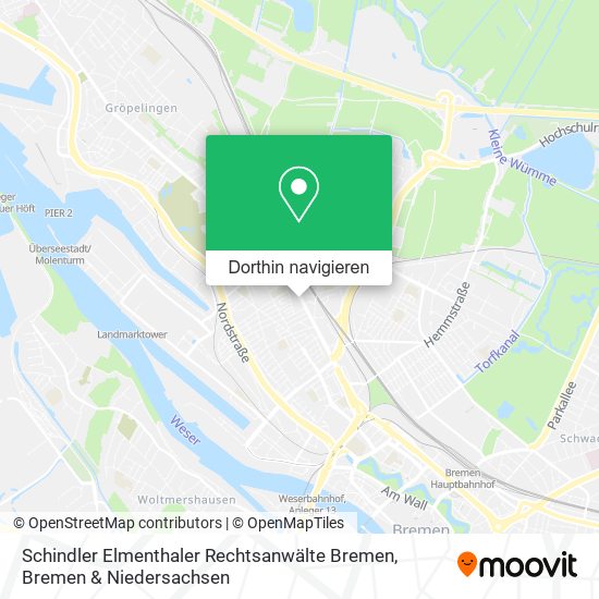 Schindler Elmenthaler Rechtsanwälte Bremen Karte