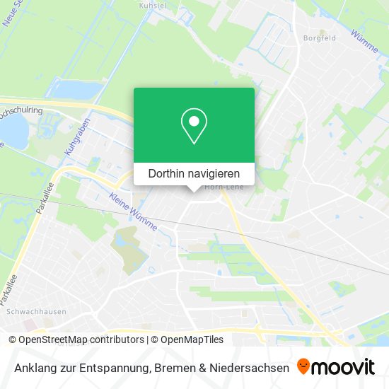 Anklang zur Entspannung Karte
