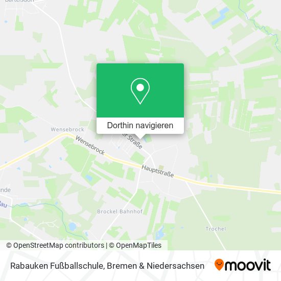 Rabauken Fußballschule Karte