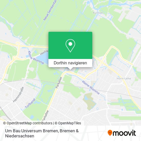 Um Bau Universum Bremen Karte