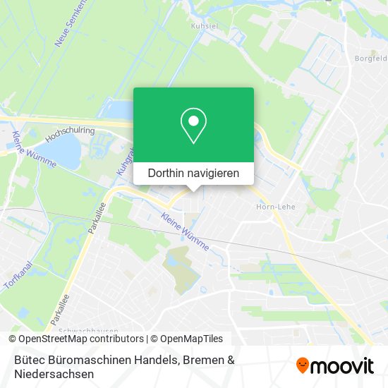 Bütec Büromaschinen Handels Karte