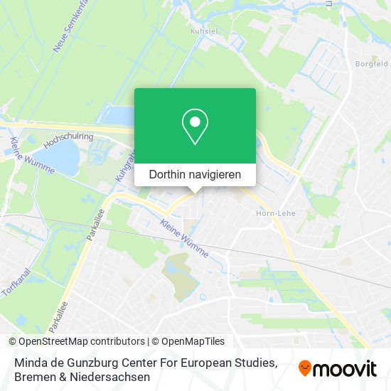 Minda de Gunzburg Center For European Studies Karte