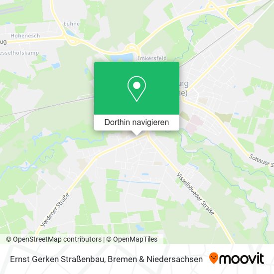 Ernst Gerken Straßenbau Karte
