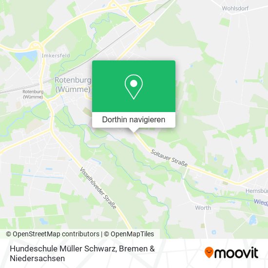Hundeschule Müller Schwarz Karte