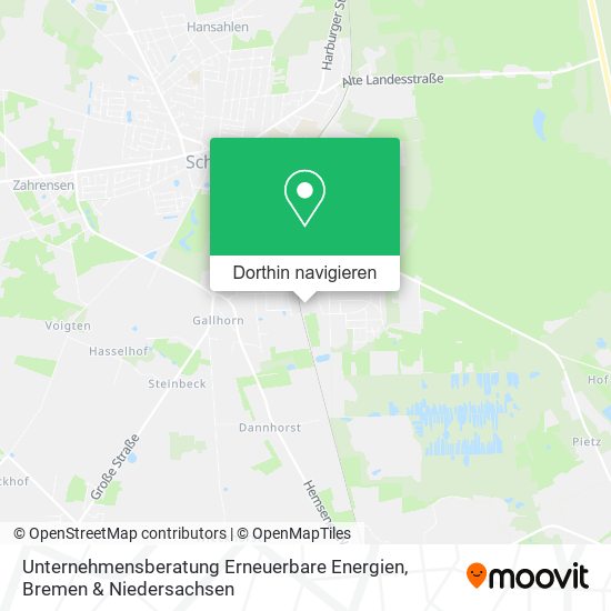 Unternehmensberatung Erneuerbare Energien Karte