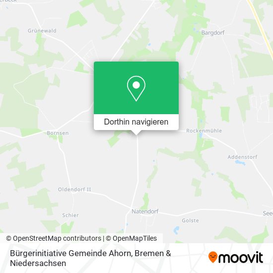 Bürgerinitiative Gemeinde Ahorn Karte
