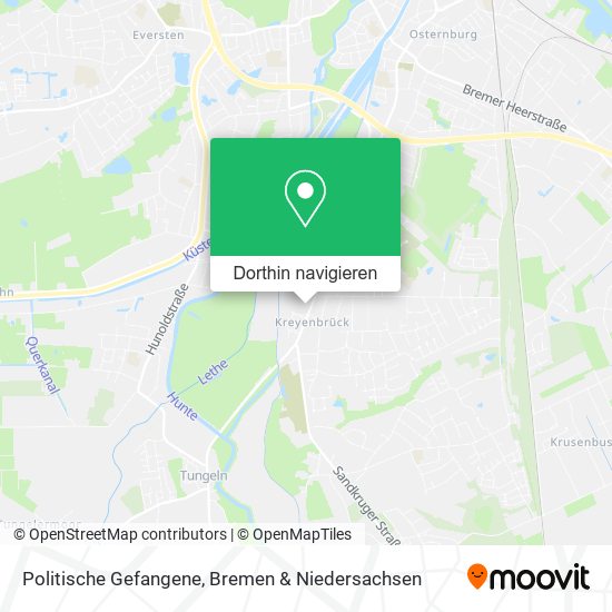 Politische Gefangene Karte