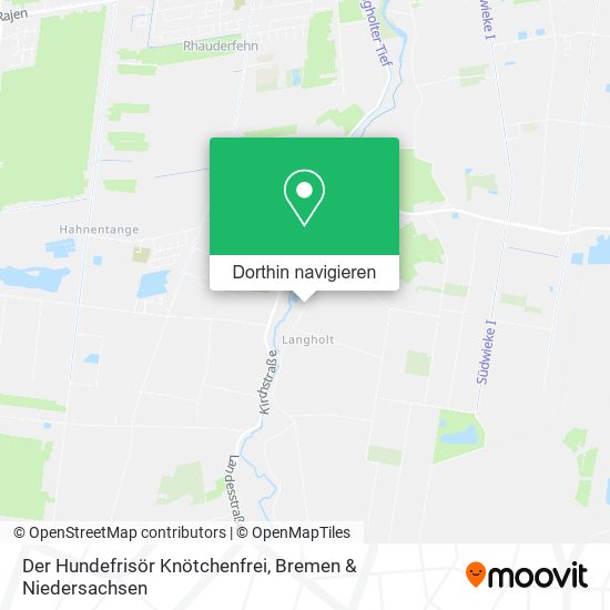 Der Hundefrisör Knötchenfrei Karte