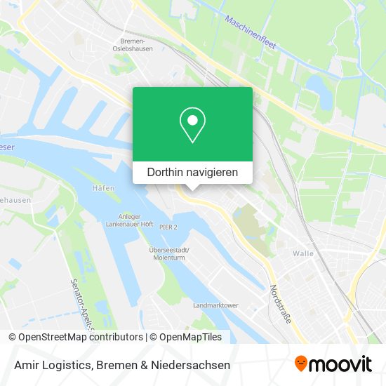 Amir Logistics Karte