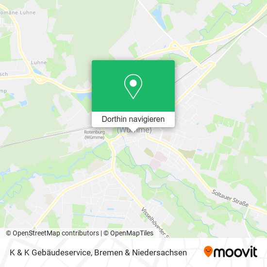 K & K Gebäudeservice Karte