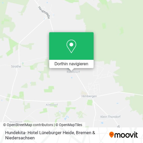 Hundekita- Hotel Lüneburger Heide Karte