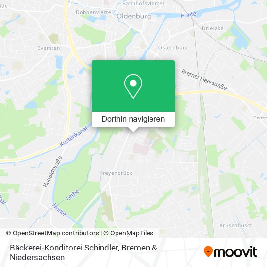 Bäckerei-Konditorei Schindler Karte