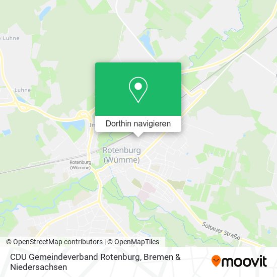 CDU Gemeindeverband Rotenburg Karte