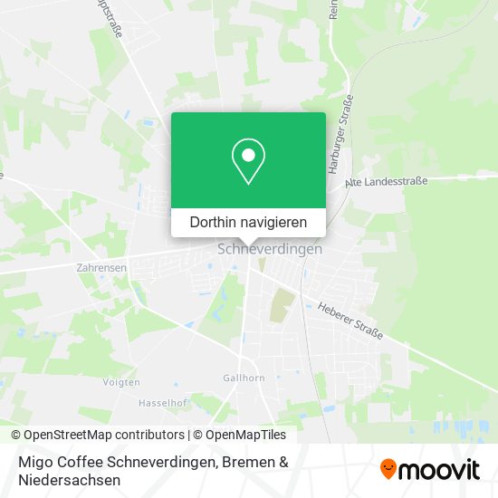 Migo Coffee Schneverdingen Karte