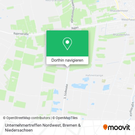 Unternehmertreffen Nordwest Karte