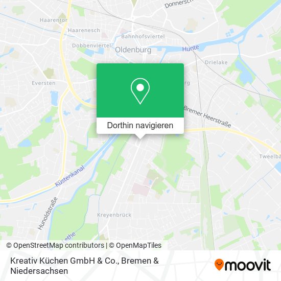 Kreativ Küchen GmbH & Co. Karte