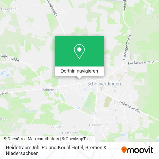Heidetraum Inh. Roland Kouhl Hotel Karte