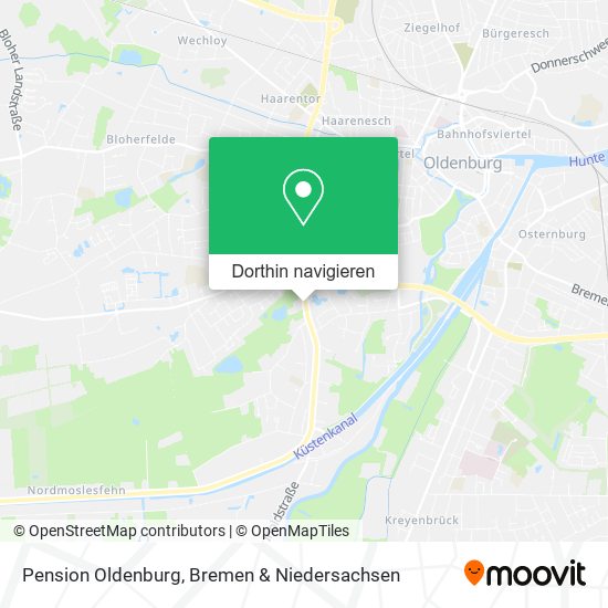 Pension Oldenburg Karte