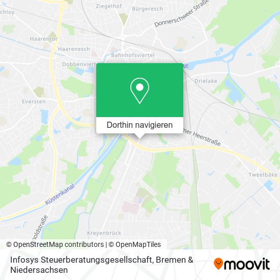 Infosys Steuerberatungsgesellschaft Karte